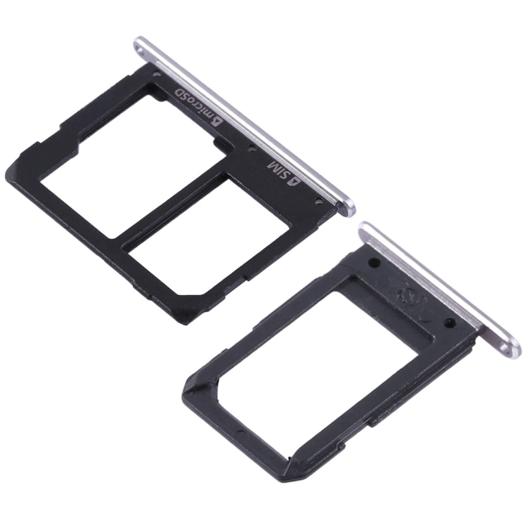 For Galaxy A5108 / A7108 2 SIM Card Tray + Micro SD Card Tray (Grey) - Card Tray by buy2fix | Online Shopping UK | buy2fix