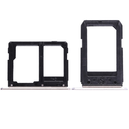 For Galaxy A5108 / A7108 2 SIM Card Tray + Micro SD Card Tray (Gold) - Card Tray by buy2fix | Online Shopping UK | buy2fix