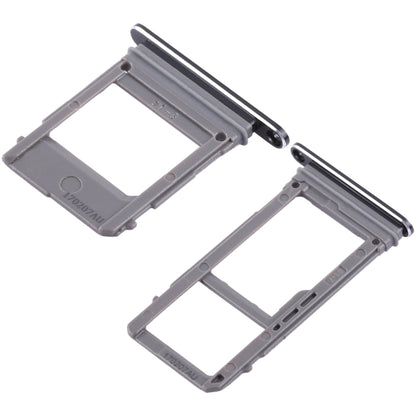 For Galaxy A520 / A720 2 SIM Card Tray + Micro SD Card Tray (Black) - Card Tray by buy2fix | Online Shopping UK | buy2fix