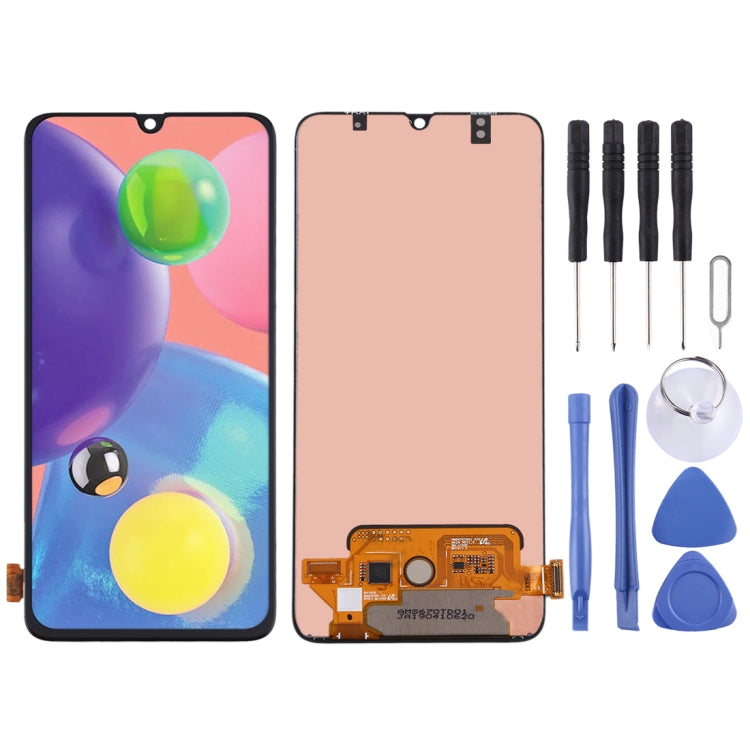 Super AMOLED LCD Screen for Samsung Galaxy A70s with Digitizer Full Assembly (Black) - LCD Screen by buy2fix | Online Shopping UK | buy2fix
