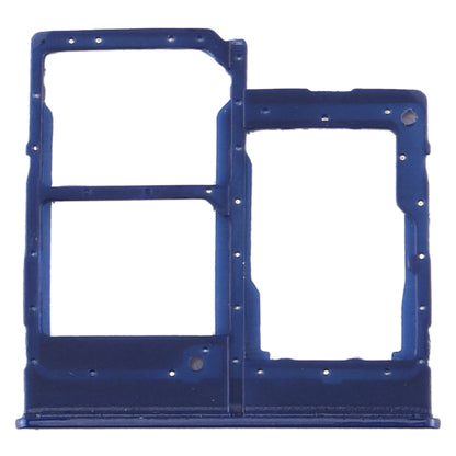 For Samsung Galaxy A20e SIM Card Tray + SIM Card Tray + Micro SD Card Tray (Blue) - Card Tray by buy2fix | Online Shopping UK | buy2fix