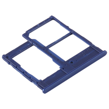 For Samsung Galaxy A20e SIM Card Tray + SIM Card Tray + Micro SD Card Tray (Blue) - Card Tray by buy2fix | Online Shopping UK | buy2fix