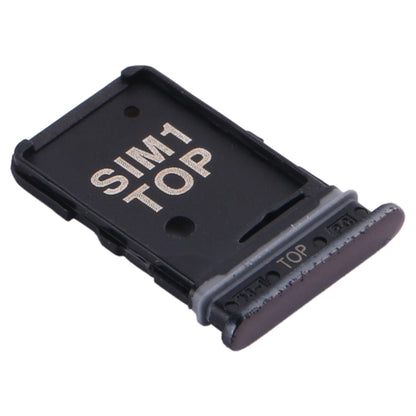 For Samsung Galaxy A80 SIM Card Tray + SIM Card Tray (Black) - Card Tray by buy2fix | Online Shopping UK | buy2fix