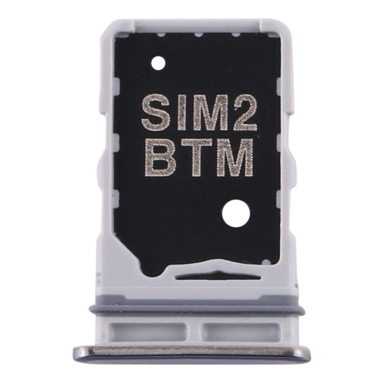For Samsung Galaxy A80 SIM Card Tray + SIM Card Tray (Silver) - Card Tray by buy2fix | Online Shopping UK | buy2fix
