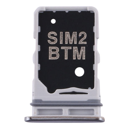 For Samsung Galaxy A80 SIM Card Tray + SIM Card Tray (Silver) - Card Tray by buy2fix | Online Shopping UK | buy2fix