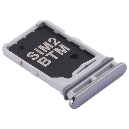 For Samsung Galaxy A80 SIM Card Tray + SIM Card Tray (Silver) - Card Tray by buy2fix | Online Shopping UK | buy2fix