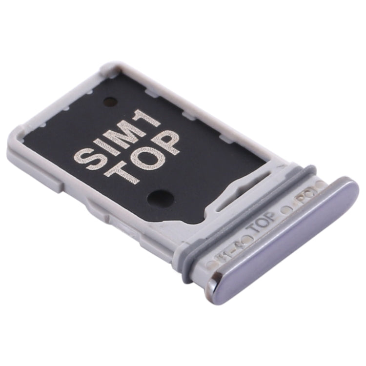 For Samsung Galaxy A80 SIM Card Tray + SIM Card Tray (Silver) - Card Tray by buy2fix | Online Shopping UK | buy2fix
