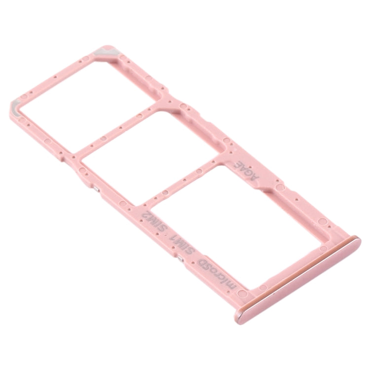 For Samsung Galaxy A71 SIM Card Tray + SIM Card Tray + Micro SD Card Tray (Pink) - Card Tray by buy2fix | Online Shopping UK | buy2fix