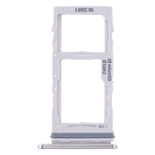 For Samsung Galaxy Note10+ SIM Card Tray + SIM Card Tray / Micro SD Card Tray (Grey) - Card Tray by buy2fix | Online Shopping UK | buy2fix