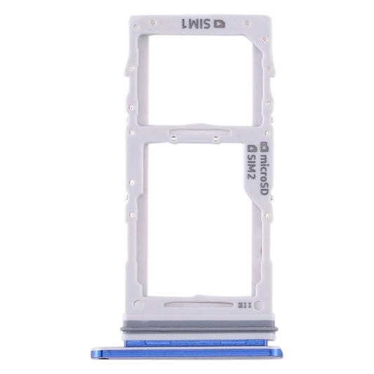 For Samsung Galaxy Note10+ SIM Card Tray + SIM Card Tray / Micro SD Card Tray (Blue) - Card Tray by buy2fix | Online Shopping UK | buy2fix