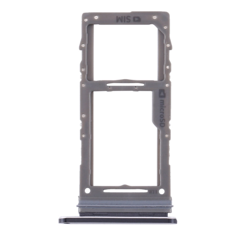 For Samsung Galaxy Note10+ SIM Card Tray / Micro SD Card Tray (Black) - Card Tray by buy2fix | Online Shopping UK | buy2fix