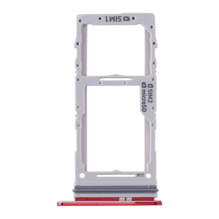 For Samsung Galaxy S20+ / Galaxy S20 Ultra SIM Card Tray + SIM Card Tray / Micro SD Card Tray (Red) - Card Tray by buy2fix | Online Shopping UK | buy2fix
