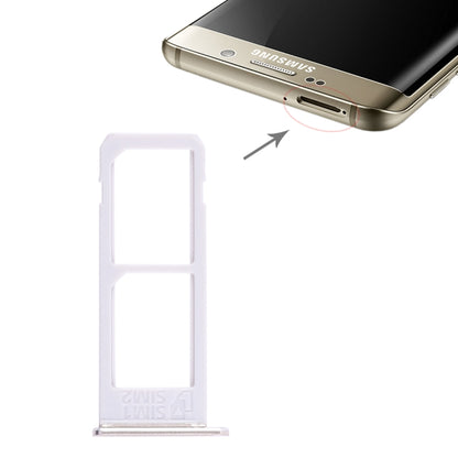For Galaxy S6 Edge plus / S6 Edge+ 2 SIM Card Tray (Gold) - Card Tray by buy2fix | Online Shopping UK | buy2fix