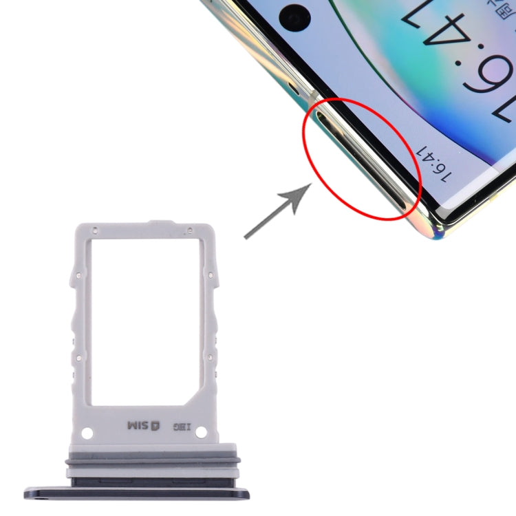 For Samsung Galaxy Note10+ 5G SIM Card Tray (Black) - Card Tray by buy2fix | Online Shopping UK | buy2fix