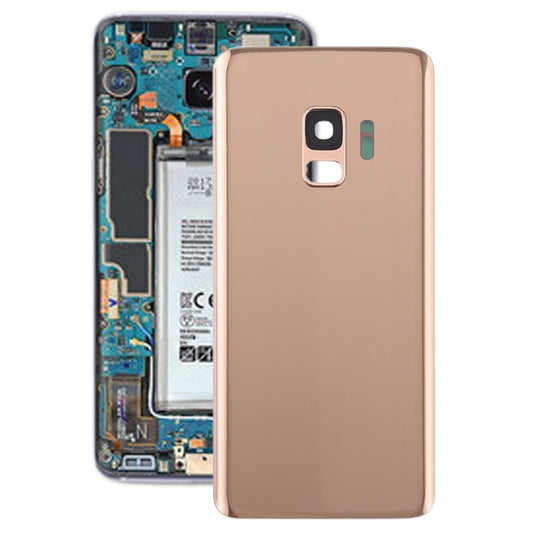 For Galaxy S9 Battery Back Cover with Camera Lens (Gold) - Back Cover by buy2fix | Online Shopping UK | buy2fix