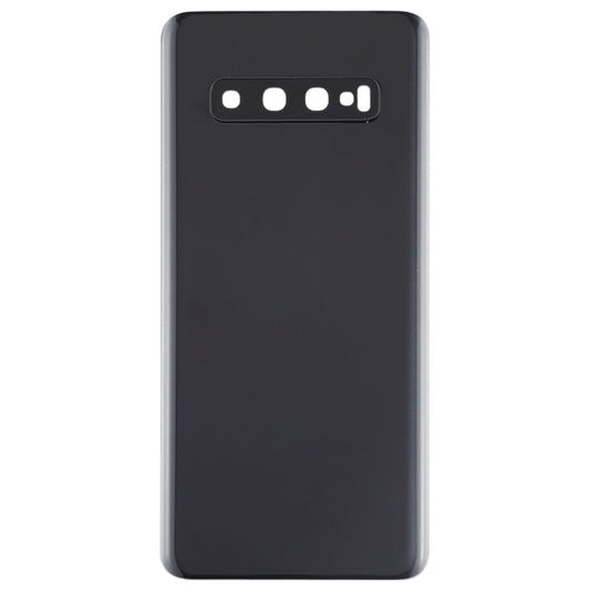 For Galaxy S10 Battery Back Cover with Camera Lens (Black) - Back Cover by buy2fix | Online Shopping UK | buy2fix