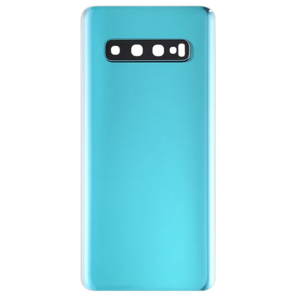 For Galaxy S10 Battery Back Cover with Camera Lens (Green) - Back Cover by buy2fix | Online Shopping UK | buy2fix