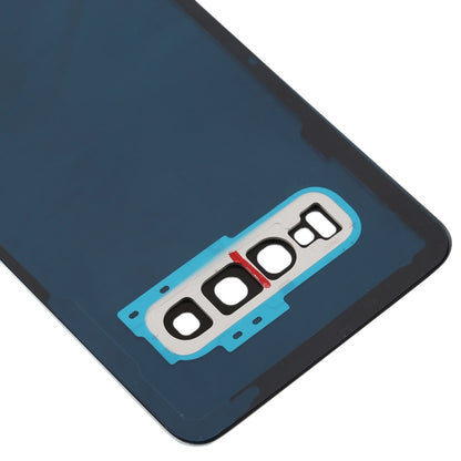 For Galaxy S10 Battery Back Cover with Camera Lens (White) - Back Cover by buy2fix | Online Shopping UK | buy2fix
