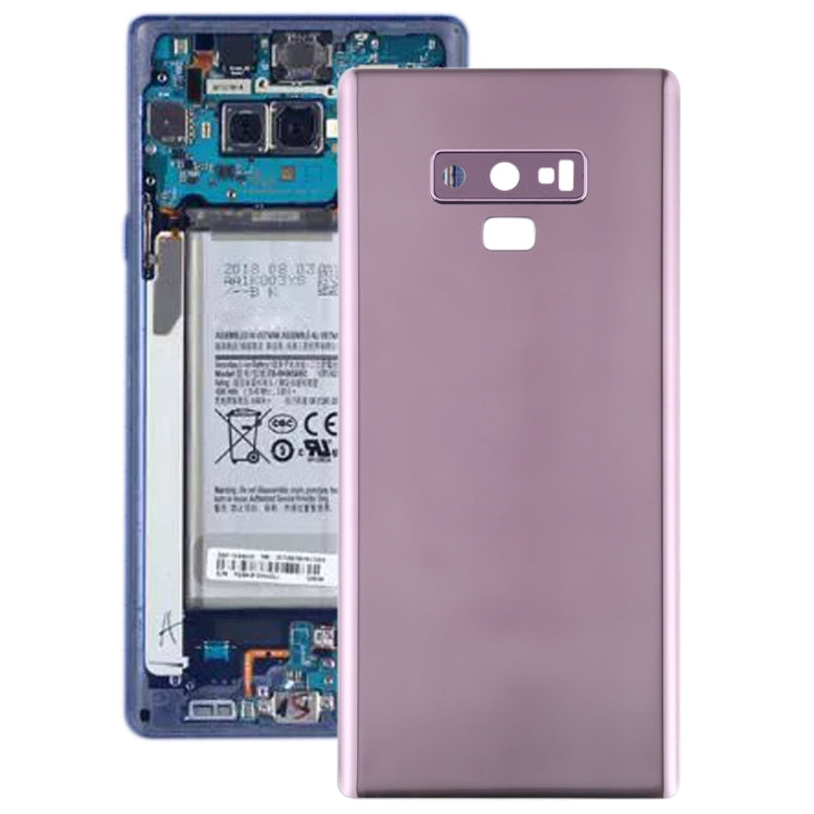For Galaxy Note9 Battery Back Cover with Camera Lens (Purple) - Back Cover by buy2fix | Online Shopping UK | buy2fix