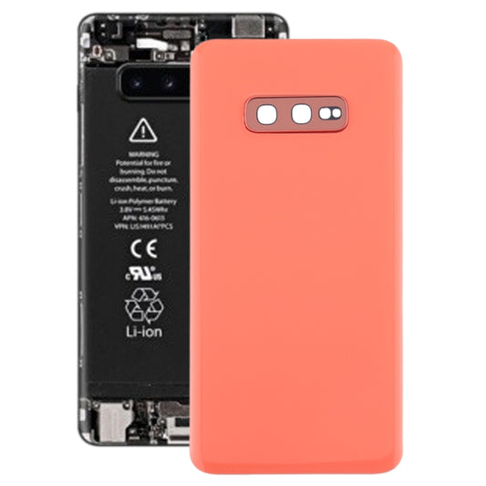For Galaxy S10e Battery Back Cover with Camera Lens (Pink) - Back Cover by buy2fix | Online Shopping UK | buy2fix