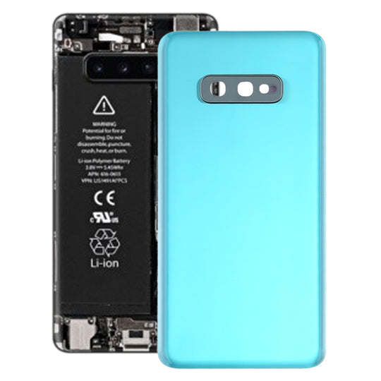 For Galaxy S10e Battery Back Cover with Camera Lens Frame (Green)