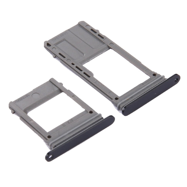 For Galaxy A5 (2017) / A520 & A7 (2017) / A720 SIM Card Tray + Micro SD Card Tray, Single Card (Black) - Card Tray by buy2fix | Online Shopping UK | buy2fix