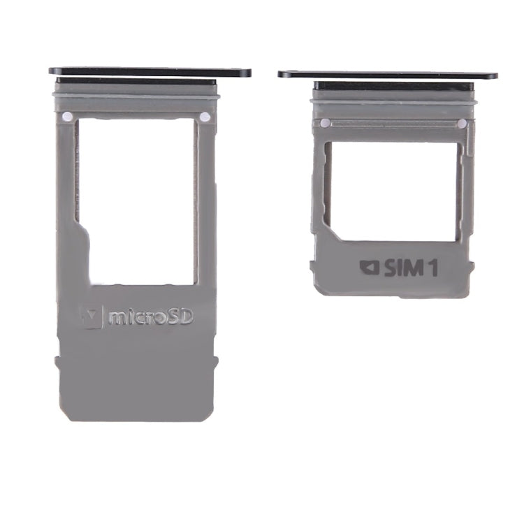 For Galaxy A5 (2017) / A520 & A7 (2017) / A720 SIM Card Tray + Micro SD Card Tray, Single Card (Black) - Card Tray by buy2fix | Online Shopping UK | buy2fix