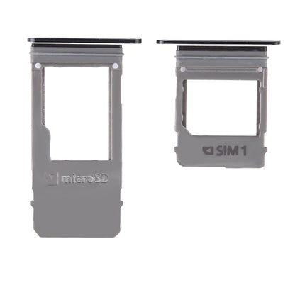 For Galaxy A5 (2017) / A520 & A7 (2017) / A720 SIM Card Tray + Micro SD Card Tray, Single Card (Black) - Card Tray by buy2fix | Online Shopping UK | buy2fix