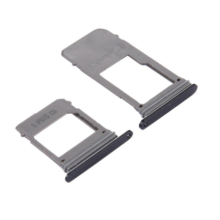 For Galaxy A5 (2017) / A520 & A7 (2017) / A720 SIM Card Tray + Micro SD Card Tray, Single Card (Black) - Card Tray by buy2fix | Online Shopping UK | buy2fix