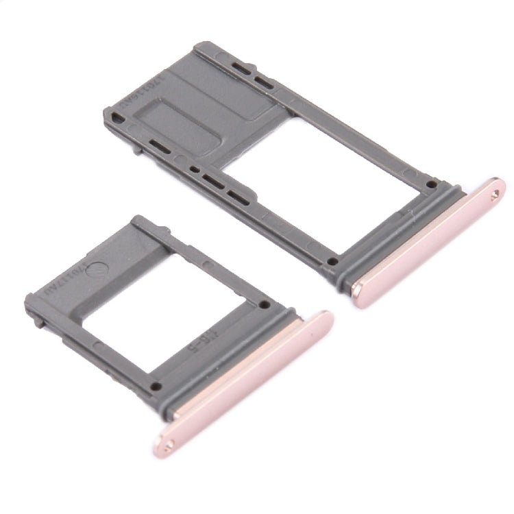 For Galaxy A5 (2017) / A520 & A7 (2017) / A720 SIM Card Tray + Micro SD Card Tray, Single Card (Pink) - Card Tray by buy2fix | Online Shopping UK | buy2fix