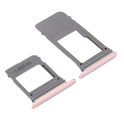 For Galaxy A5 (2017) / A520 & A7 (2017) / A720 SIM Card Tray + Micro SD Card Tray, Single Card (Pink) - Card Tray by buy2fix | Online Shopping UK | buy2fix