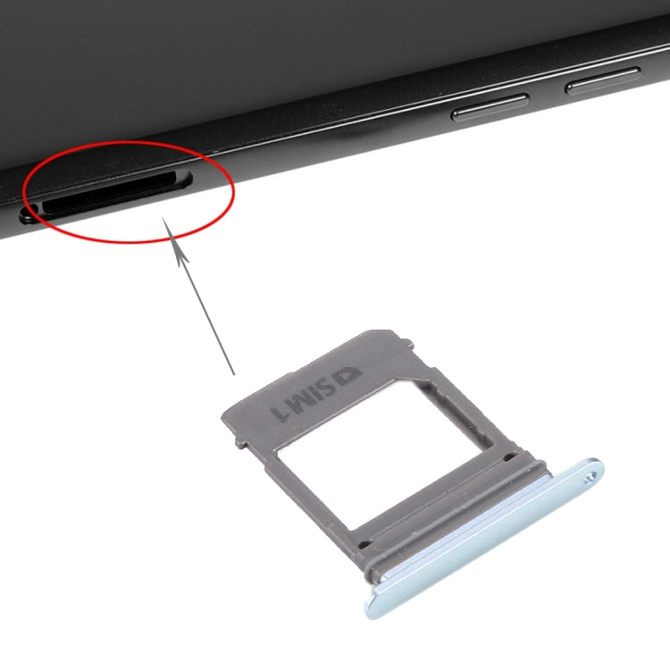 For Galaxy A5 (2017) / A520 & A7 (2017) / A720 SIM Card Tray + Micro SD Card Tray, Single Card (Blue) - Card Tray by buy2fix | Online Shopping UK | buy2fix