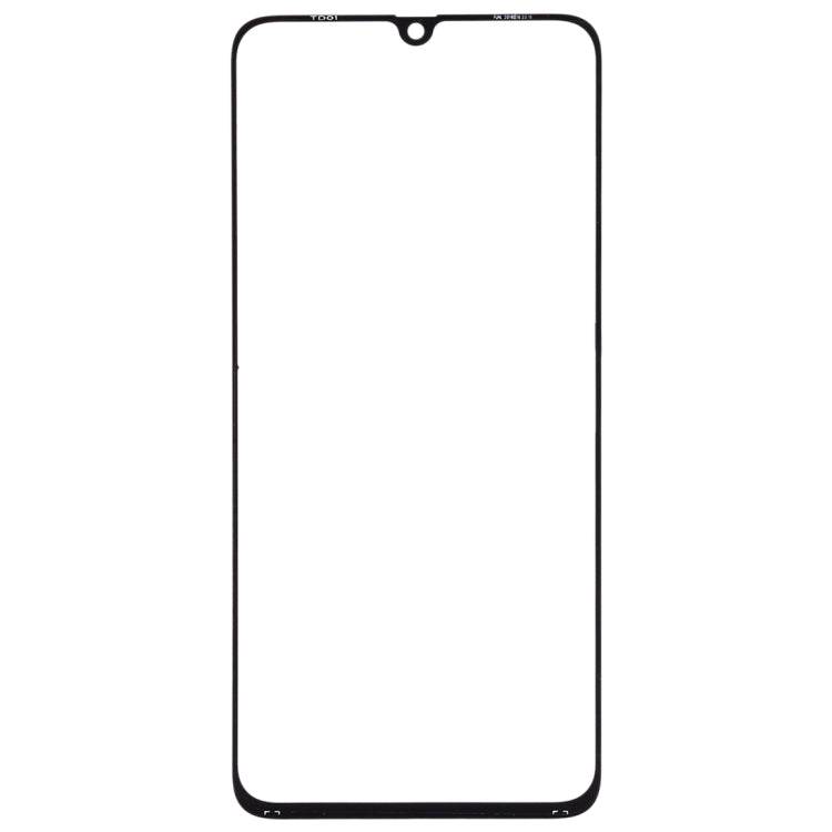 For Galaxy A70 Front Screen Outer Glass Lens (Black) - Outer Glass Lens by buy2fix | Online Shopping UK | buy2fix