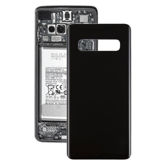 For Galaxy S10 Battery Back Cover (Black) - Back Cover by buy2fix | Online Shopping UK | buy2fix