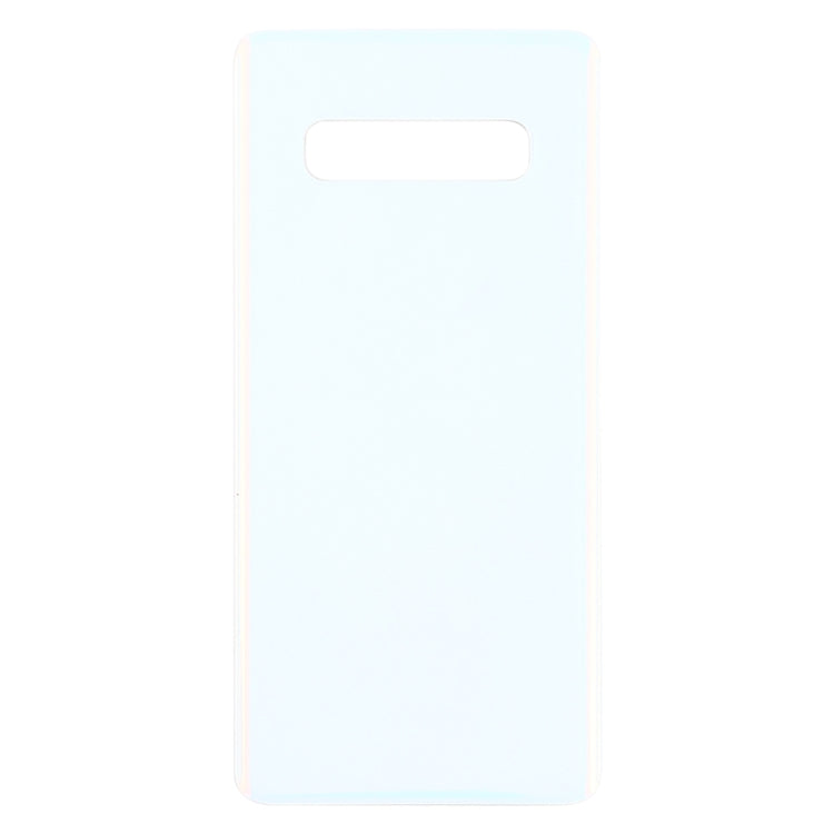For Galaxy S10+ Battery Back Cover (White) - Back Cover by buy2fix | Online Shopping UK | buy2fix