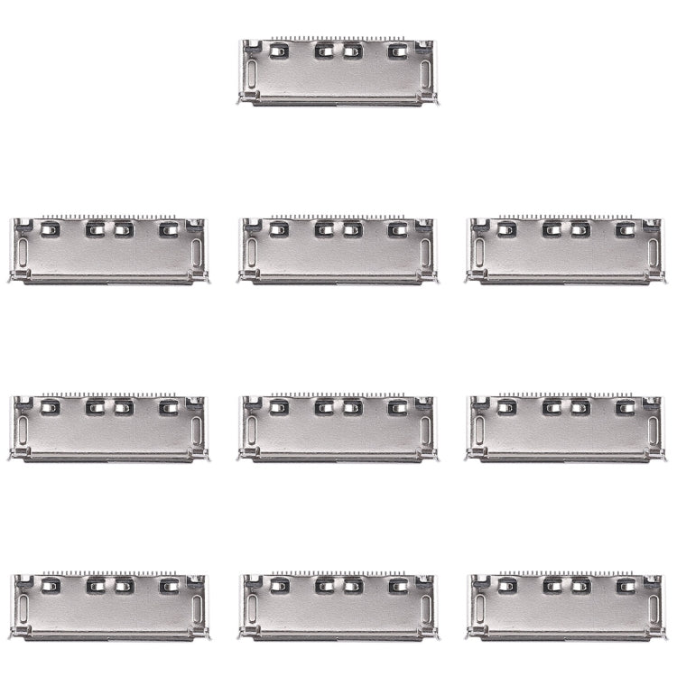 For Galaxy Tab P1000 10pcs Charging Port Connector - Tail Connector by buy2fix | Online Shopping UK | buy2fix