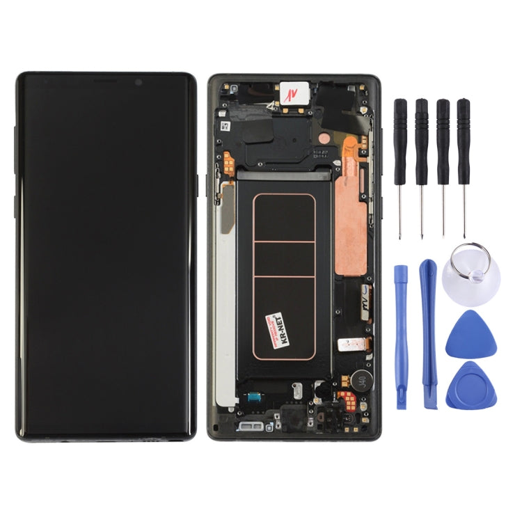 LCD Screen and Digitizer Full Assembly with Frame for Galaxy Note9 / N960A / N960F / N960V / N960T / N960U(Black) - LCD Screen by buy2fix | Online Shopping UK | buy2fix
