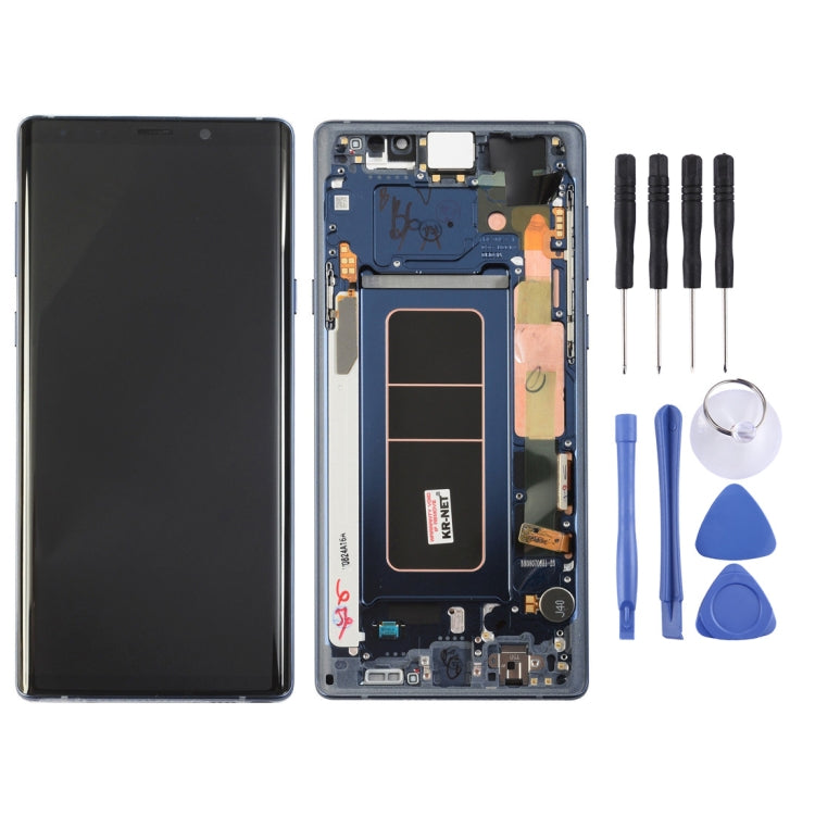 LCD Screen and Digitizer Full Assembly with Frame for Galaxy Note9 / N960A / N960F / N960V / N960T / N960U(Blue) - LCD Screen by buy2fix | Online Shopping UK | buy2fix