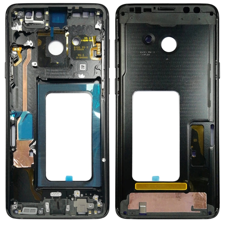 For Galaxy S9+ G965F, G965F/DS, G965U, G965W, G9650  Middle Frame Bezel (Black) - Frame Bezel Plate by buy2fix | Online Shopping UK | buy2fix