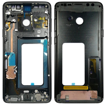 For Galaxy S9+ G965F, G965F/DS, G965U, G965W, G9650  Middle Frame Bezel (Black) - Frame Bezel Plate by buy2fix | Online Shopping UK | buy2fix
