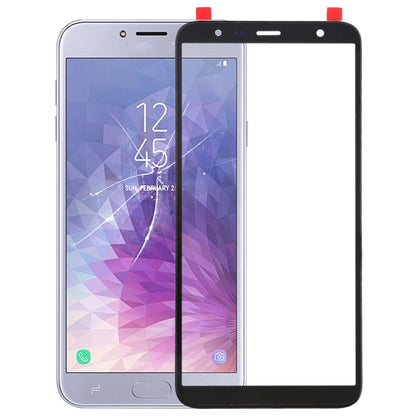 For Galaxy J4+ / J6+ / J610 Front Screen Outer Glass Lens (Black) - Outer Glass Lens by buy2fix | Online Shopping UK | buy2fix