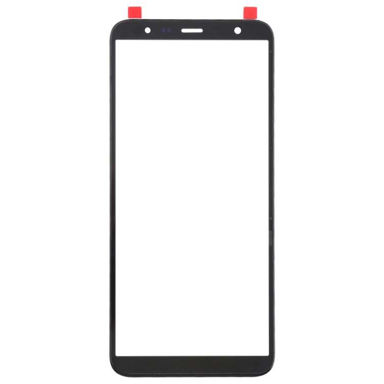 For Galaxy J4+ / J6+ / J610 Front Screen Outer Glass Lens (Black) - Outer Glass Lens by buy2fix | Online Shopping UK | buy2fix