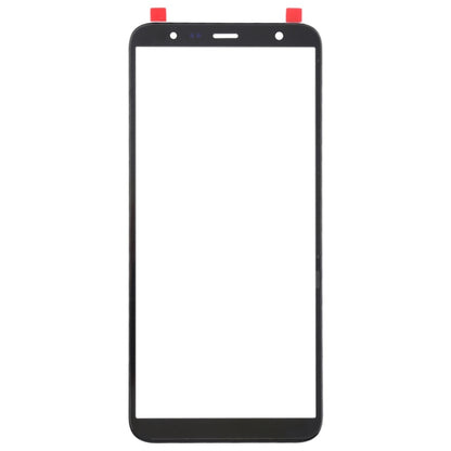For Galaxy J4+ / J6+ / J610 Front Screen Outer Glass Lens (Black) - Outer Glass Lens by buy2fix | Online Shopping UK | buy2fix