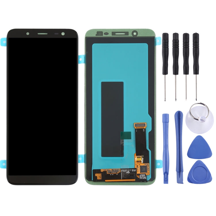 Original Super AMOLED LCD Screen for Galaxy J6 (2018) with Digitizer Full Assembly (Black) - LCD Screen by buy2fix | Online Shopping UK | buy2fix
