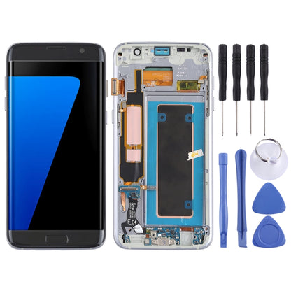 Original Super AMOLED Material LCD Screen and Digitizer Full Assembly(with Frame / Charging Port Flex Cable / Power Button Flex Cable / Volume Button Flex Cable) for Galaxy S7 Edge / G935F / G935FD(Black) - Flex Cable by buy2fix | Online Shopping UK | buy2fix