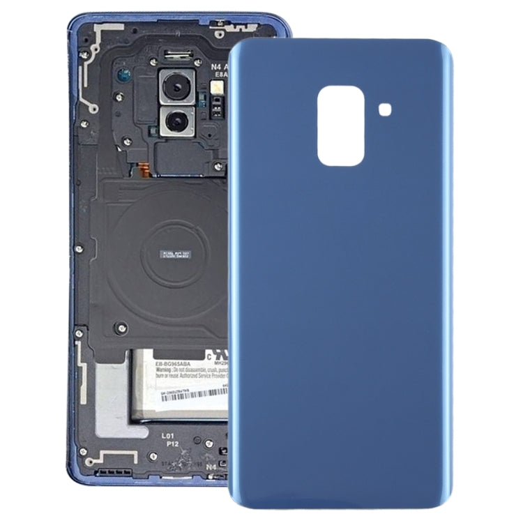 For Galaxy A8 (2018) / A530 Back Cover (Blue) - Back Cover by buy2fix | Online Shopping UK | buy2fix