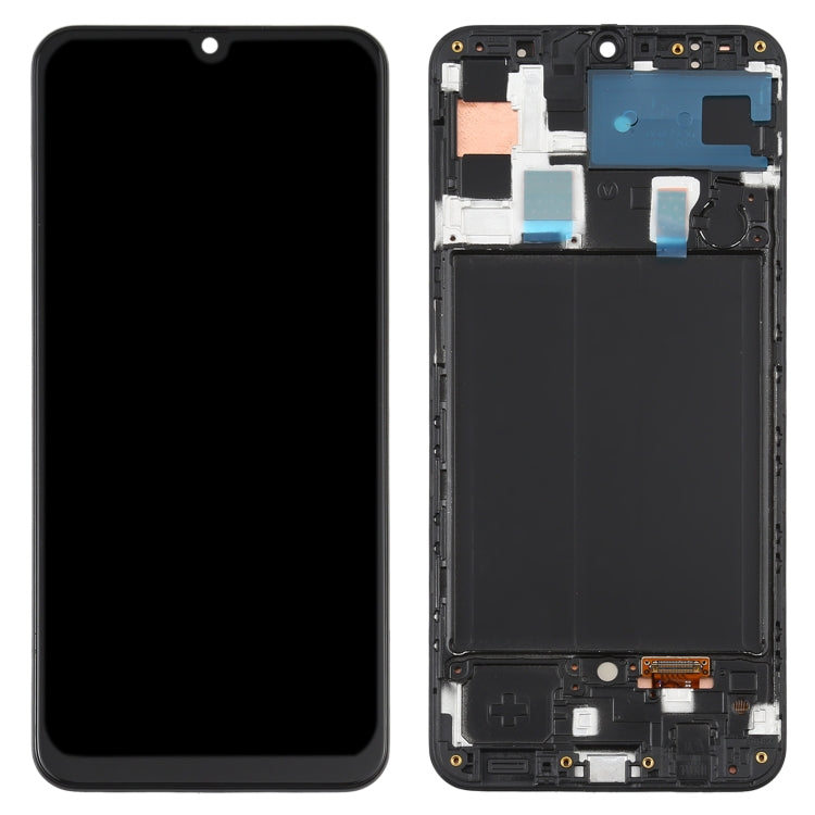 Original Super AMOLED LCD Screen  for Galaxy A50 Digitizer Full Assembly with Frame(Black) - LCD Screen by buy2fix | Online Shopping UK | buy2fix
