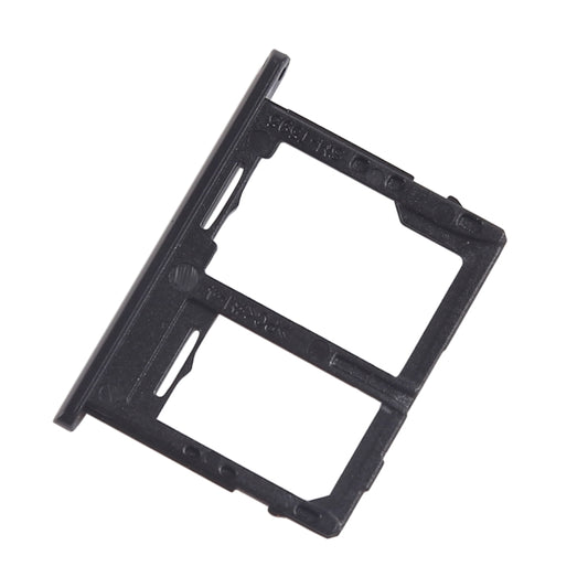 For Galaxy Tab A 10.5 inch T595 4G SIM Card Tray + Micro SD Card Tray (Black) - Card Tray by buy2fix | Online Shopping UK | buy2fix