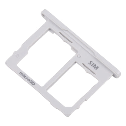 For Galaxy Tab A 10.5 inch T595 4G SIM Card Tray + Micro SD Card Tray (White) - Card Tray by buy2fix | Online Shopping UK | buy2fix