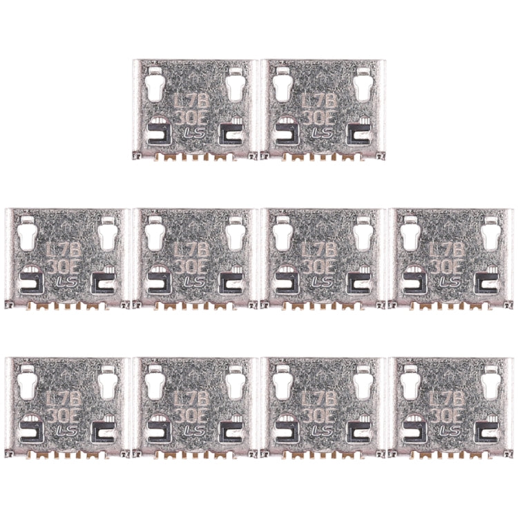 For Galaxy J1 (2016) 10pcs Charging Port Connector - Tail Connector by buy2fix | Online Shopping UK | buy2fix